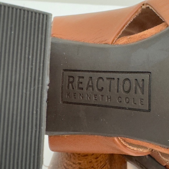 Kenneth Cole Reaction Reach The Stars Block Heel Sandals 8.5 Brown - Picture 11 of 15